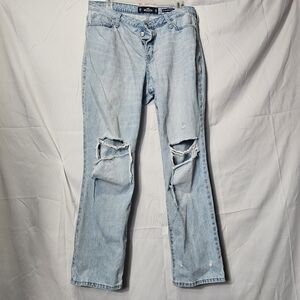 Hollister ripped washed jeans